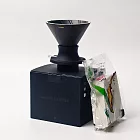 【HARIO】α 阿爾法凹肋陶瓷 Switch 浸漬式聰明濾杯-02黑