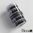 【HERA 赫拉】罐裝編織高彈性髮圈15條入 H114121805 璀璨銀黑