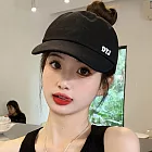 seoul show首爾秀 韓系INS半空頂棒球帽四季男女防曬遮陽帽 黑色