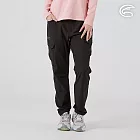 ADISI 女彈性撥水透氣恆溫快乾機能修身長褲(二側貼袋) AP2521048|魚鱗褲 防潑水 磨毛保暖 快乾 S 深黑