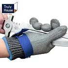 【Truly House】防護必備 不鏽鋼絲防割安全工作手套 單支 防切割手套 S