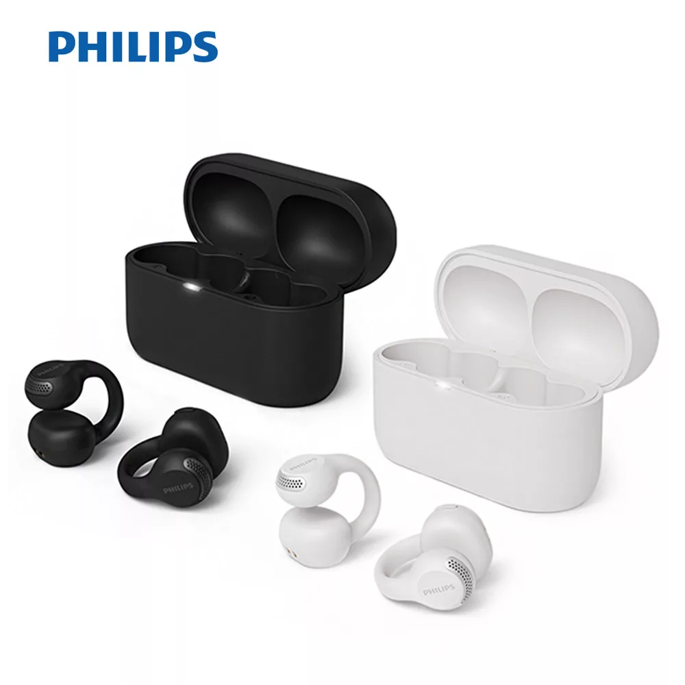 【PHILIPS 飛利浦】開放式耳夾真無線藍牙耳機 TAQ2000 黑色