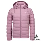 【ATUNAS 歐都納】女款HEAT CORE蓄熱保暖羽絨連帽外套/大尺碼A1GA2529W- S 霧粉
