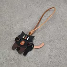 Be Two 手工皮件 ∣ 貓吊飾 黑色臉貓咪掛飾