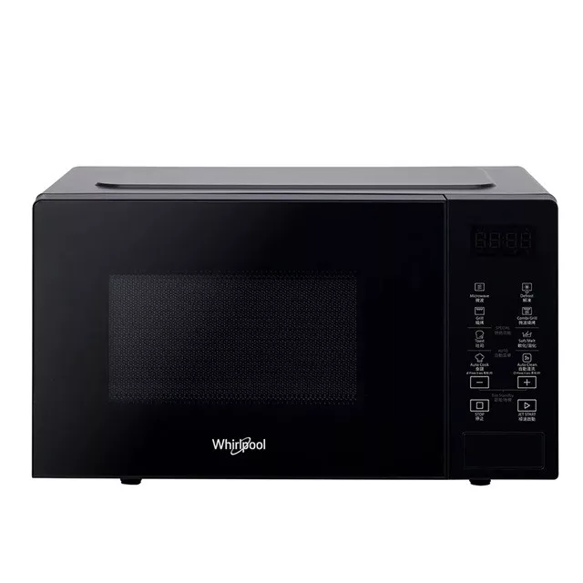 Whirlpool 惠而浦 20公升燒烤微波爐/烤箱-迷霧黑 MWP203EBT 黑