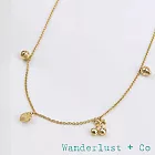 Wanderlust+Co 金色水果派對項鍊 草莓X檸檬X櫻桃X蘋果項鍊 Fruit Party