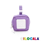 CILOCALA 亮彩尼龍防潑水可扣式零錢包 紫藤紫