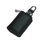 BESTHOT 牛皮紋質感車用鑰匙包 曜石黑