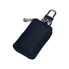 BESTHOT 牛皮紋質感車用鑰匙包 深藍色