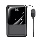MCK-NPET 自帶線 數位顯示行動電源 20000mAh 黑