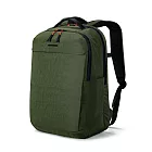 【KINGSONS】水洗紋理-防水雙層後背包|防潑水材質|可容納15.6吋筆電- 松葉綠