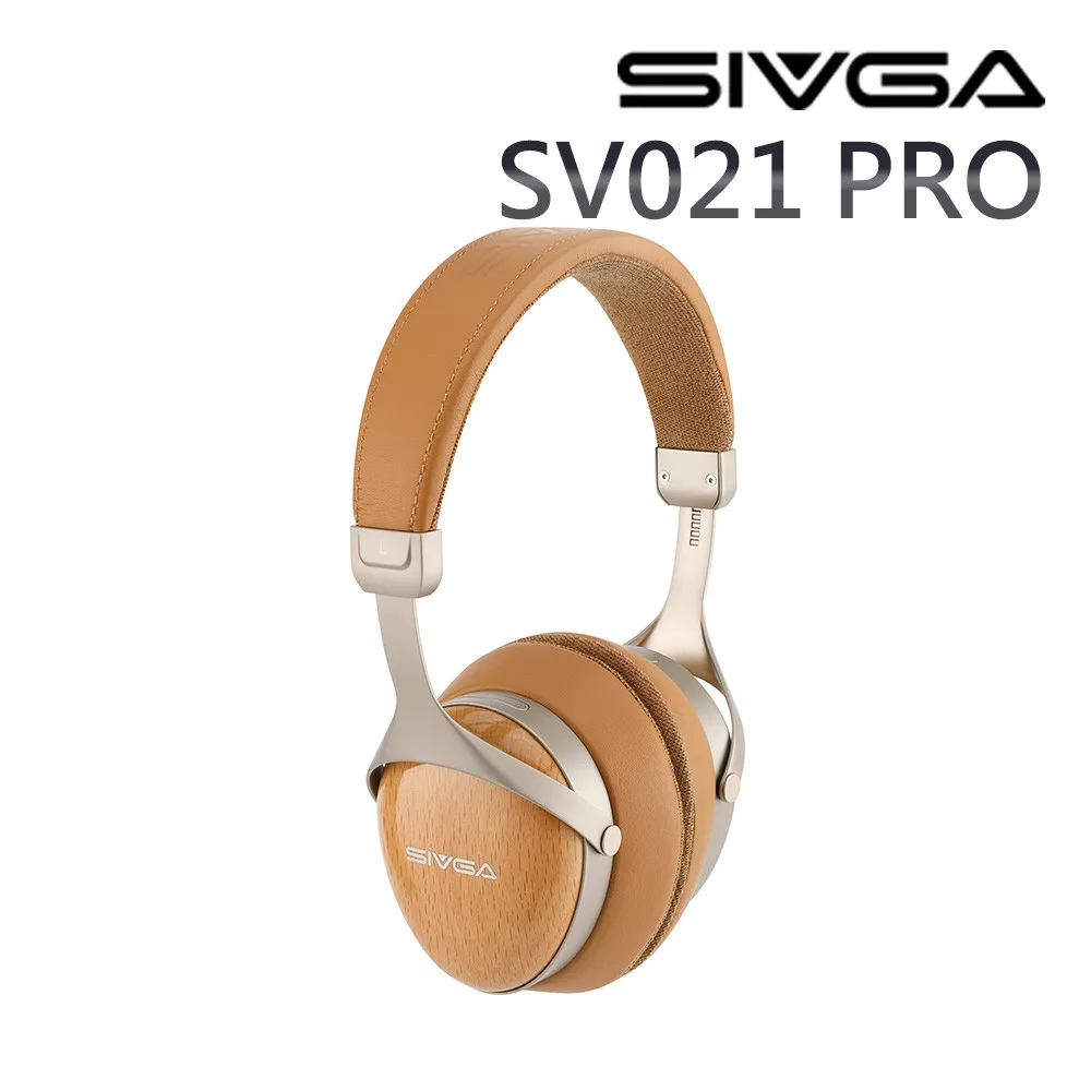 SIVGA SV021 PRO Hi-Fi 封閉式動圈耳罩耳機-原木色