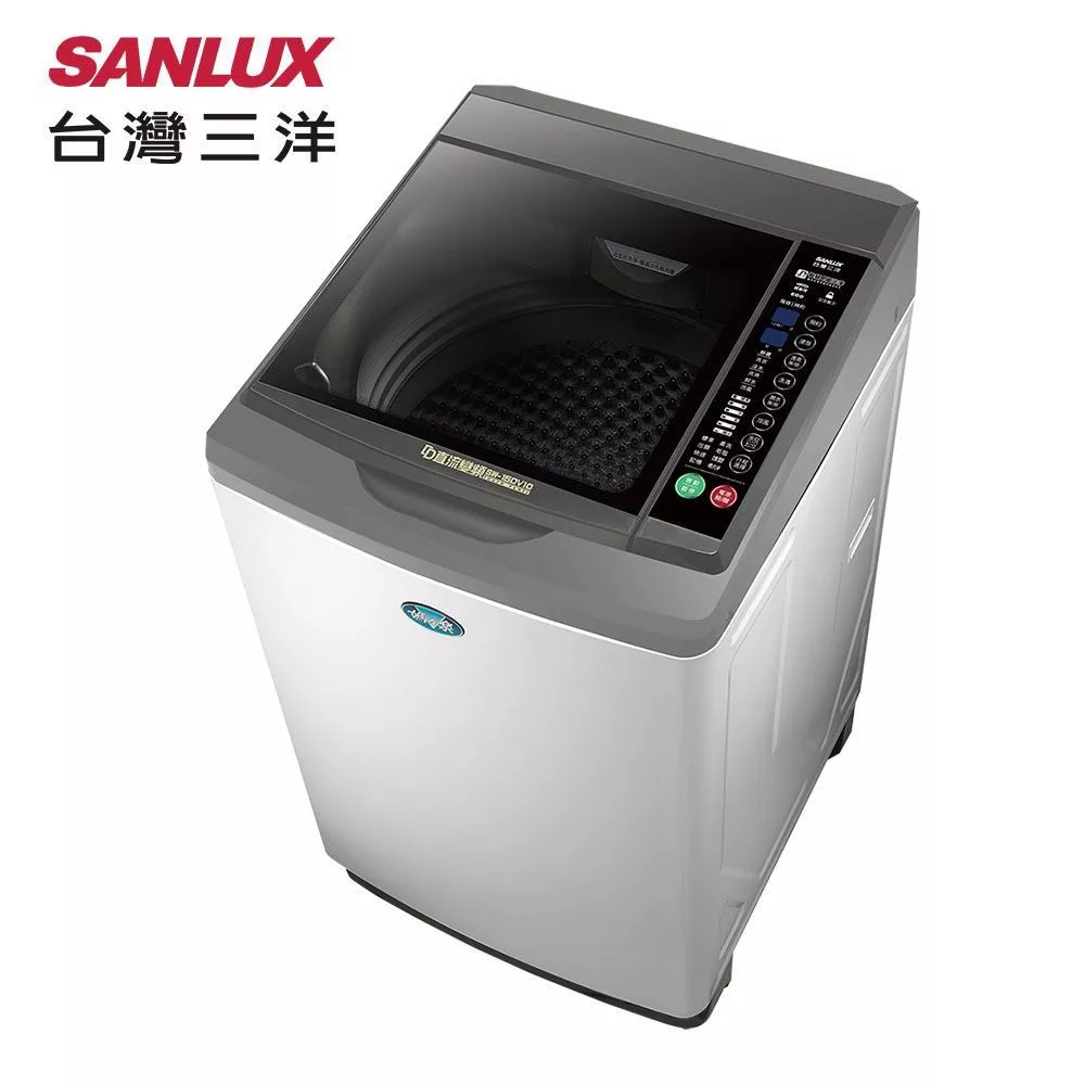 【SANLUX 台灣三洋】13Kg直流變頻超音波洗衣機(鐵灰色SW-13DV10)